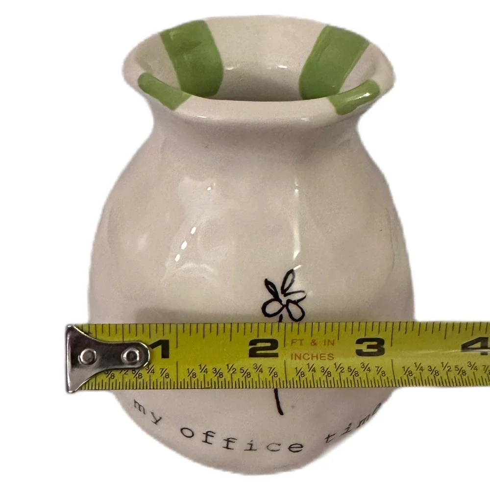 Ceramic Dimpled Bud Vase 